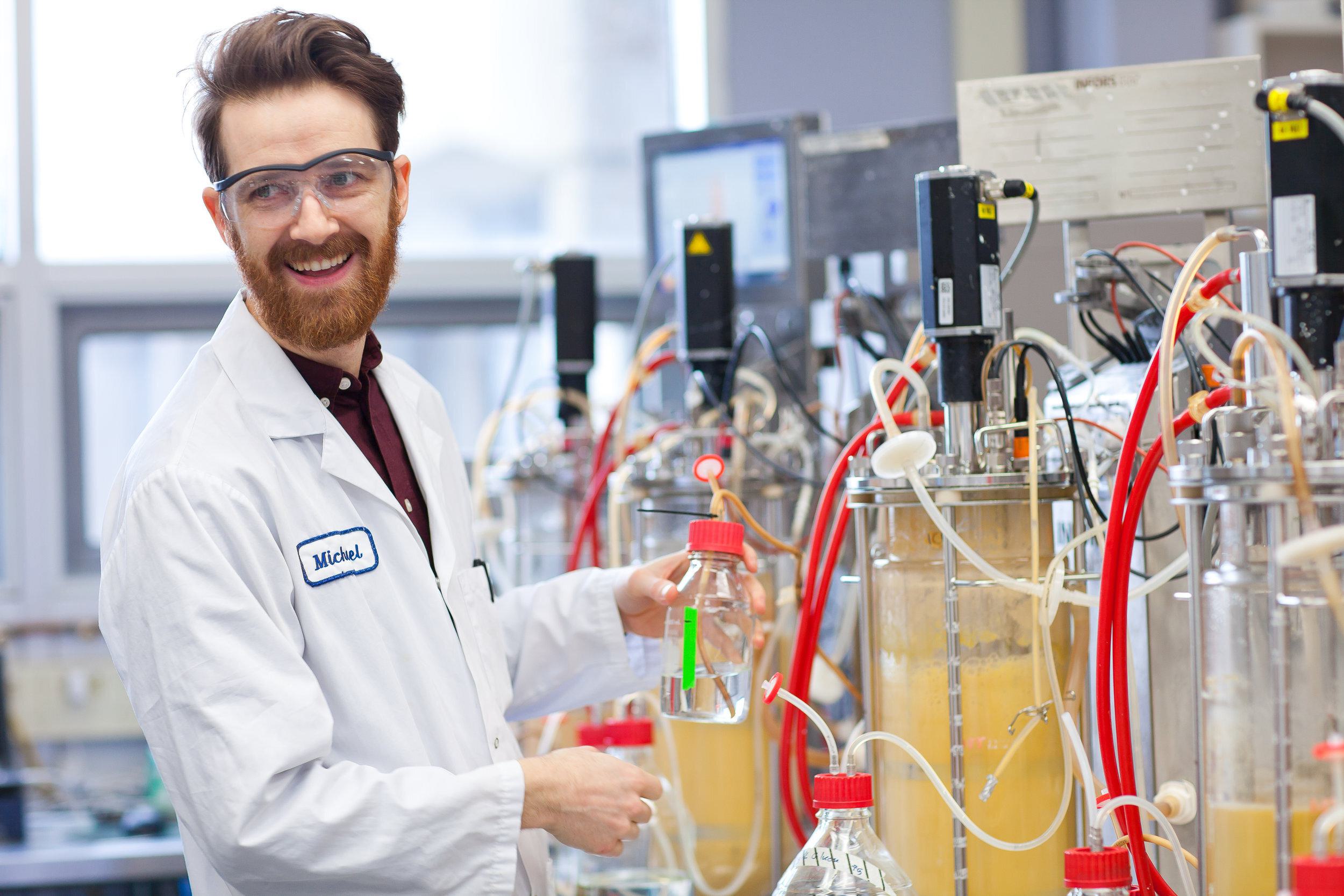 A man in a lab