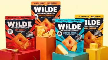 Bags of snack crackers