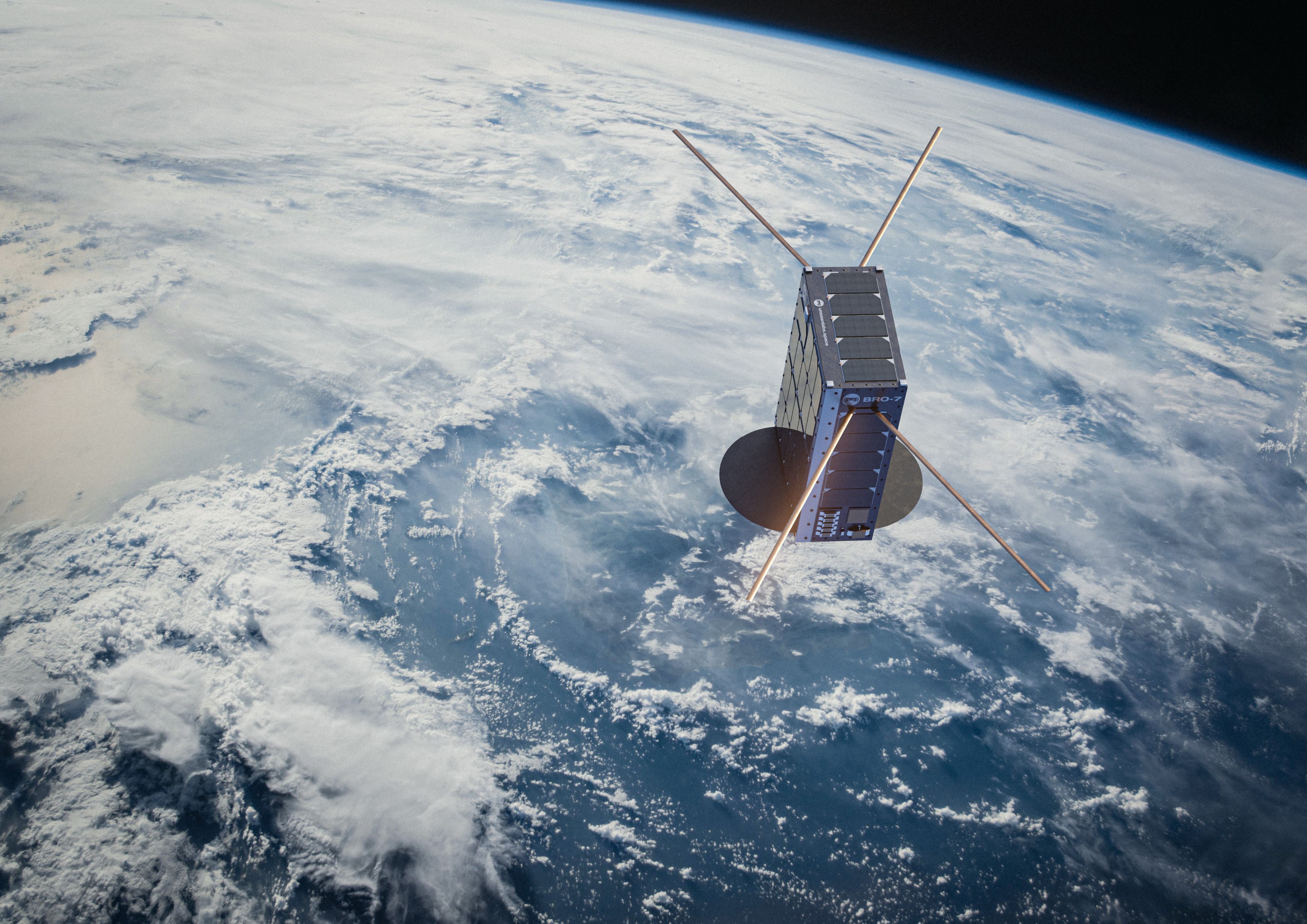 A satelite in space