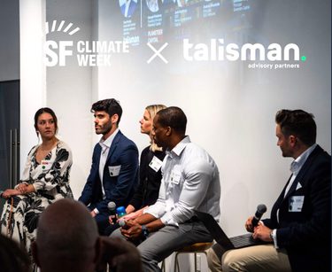 A panel at SF Climate Week.