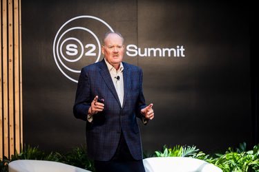 A man speaking