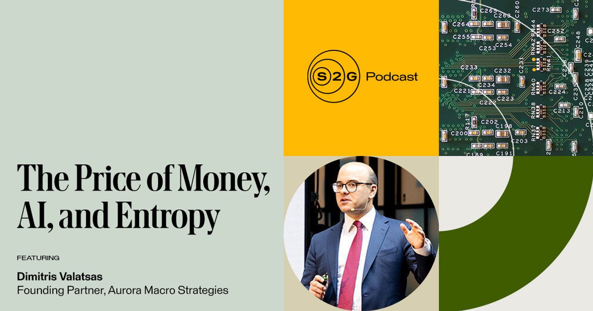 Dimitris Tryfon The Price of Money, AI, and Entropy with Dimitris Valatsas | S2G ...